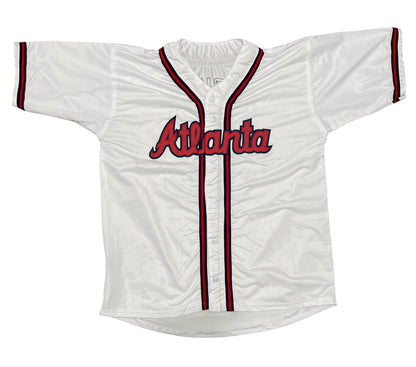 John Rocker Signed Atlanta Braves Custom Jersey - "F**K NY" Inscription