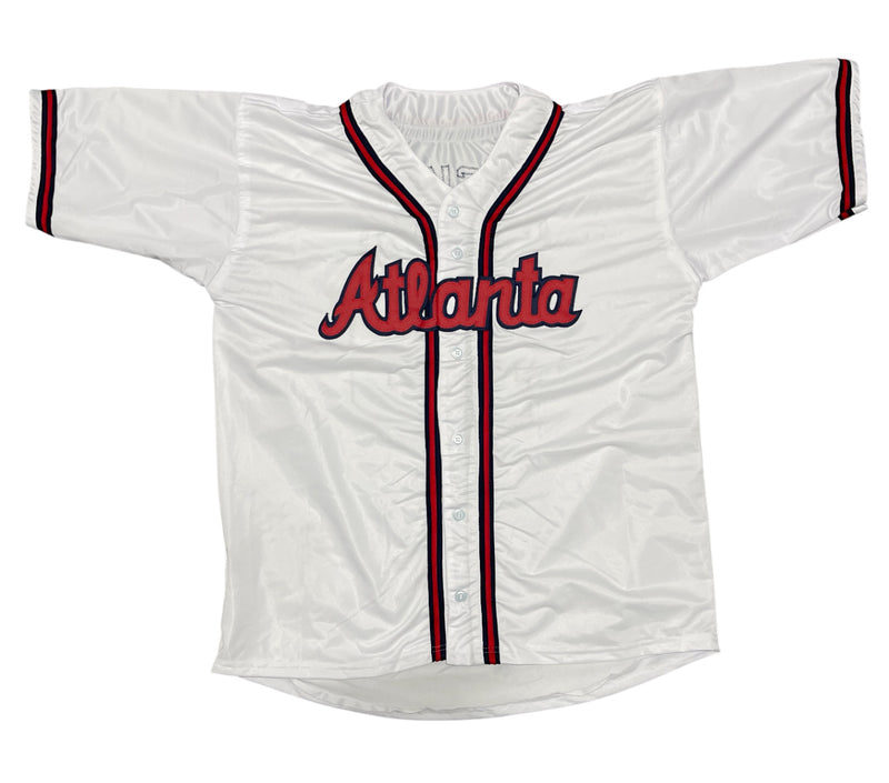 John Rocker Signed Atlanta Braves Custom Jersey - "F**K NY" Inscription