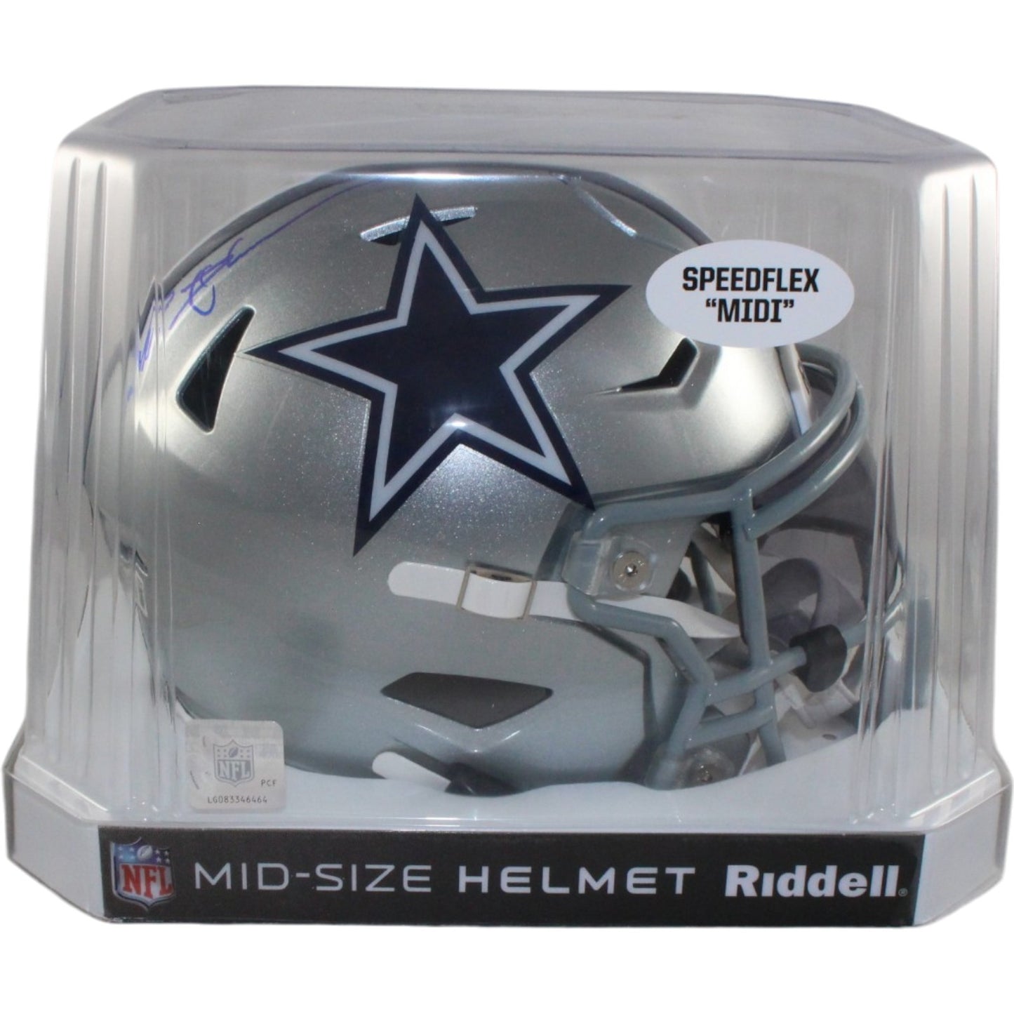 Deion Sanders Dallas Cowboys Autographed Mid-Size Midi Helmet
