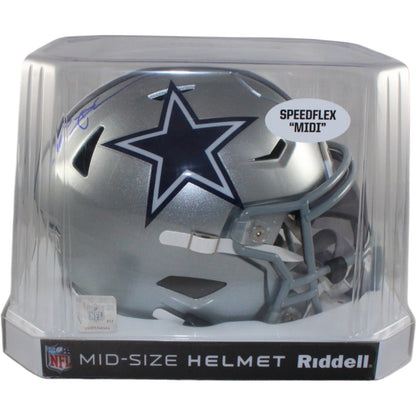 Deion Sanders Dallas Cowboys Autographed Mid-Size Midi Helmet