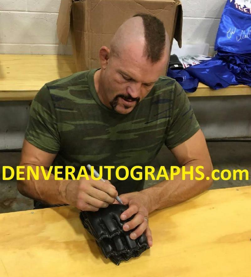 Chuck Liddell Autographed UFC Left Handed MMA Glove (Beckett)