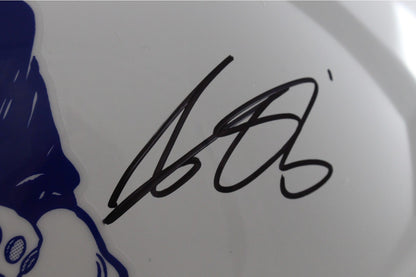 AJ Brown Signed New England Patriots Throwback Authentic Helmet