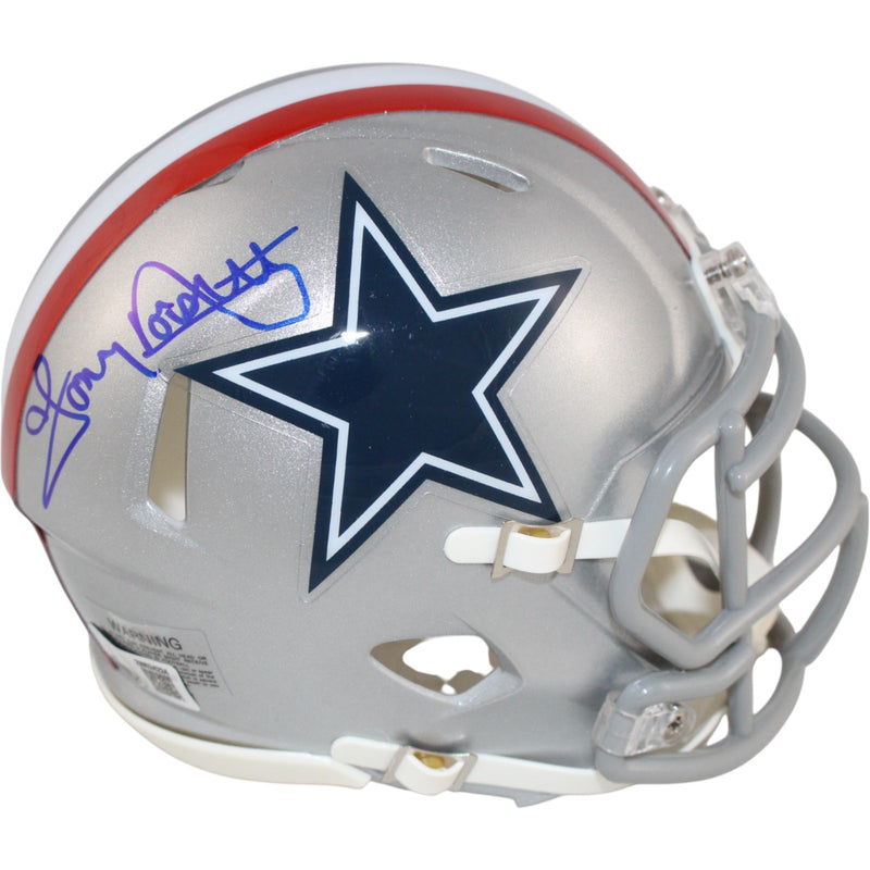 Tony Dorsett Autographed Dallas Cowboys 1976 Throwback Mini Helmet