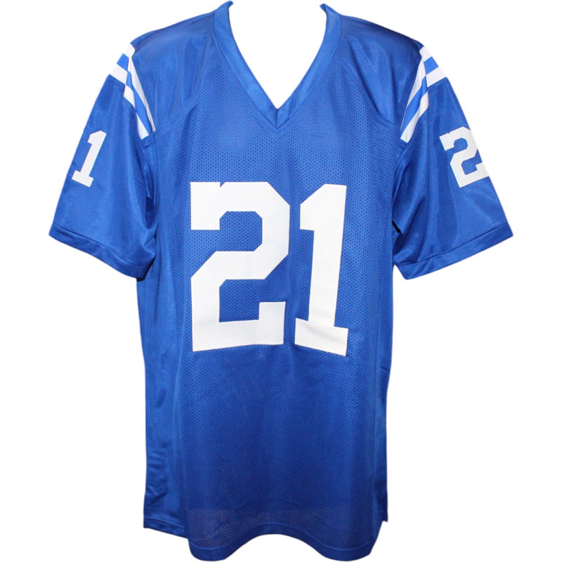 DJ Giddens Autographed Blue Pro Style Custom Jersey