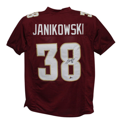 Sebastian Janikowski Autographed Florida State Custom Jersey
