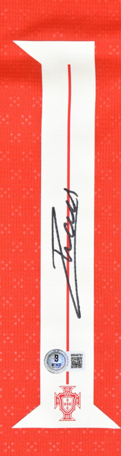 Joao Neves Autographed Portugal National Team Home Jersey
