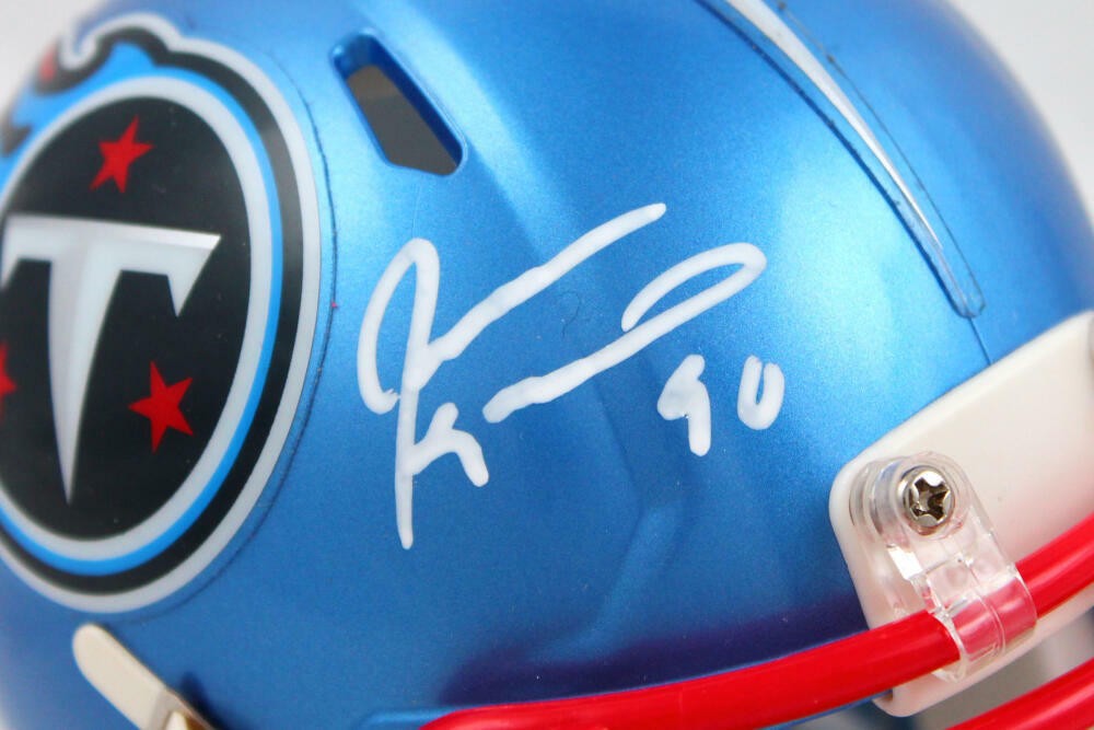 Jevon Kearse Signed Tennessee Titans Flash Speed Mini Helmet