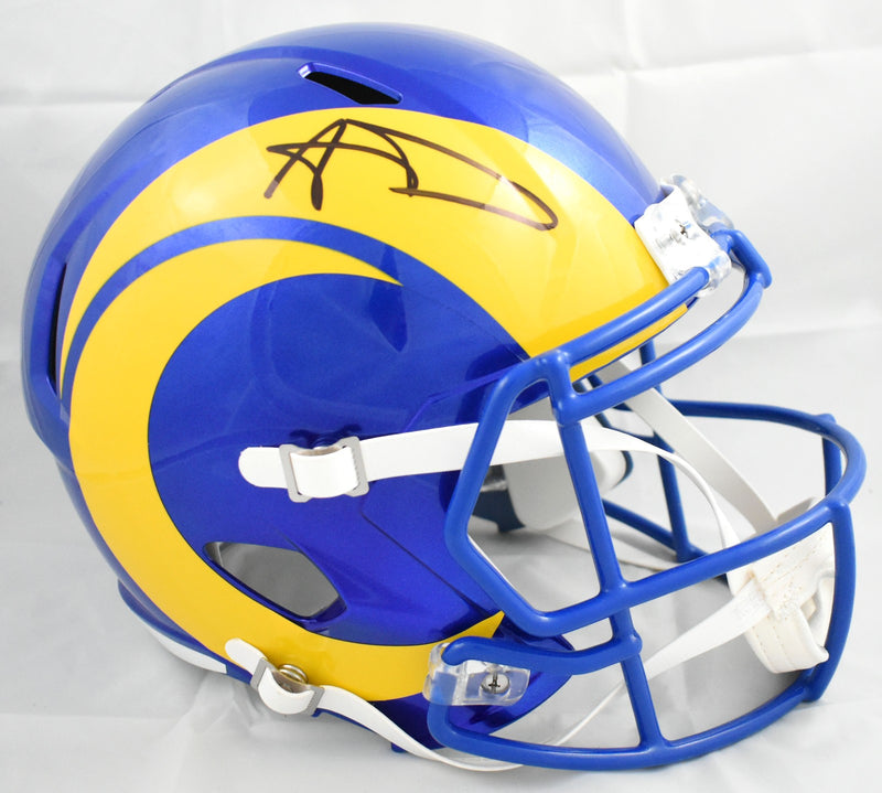 Aaron Donald Signed Los Angeles Rams Full Size Speed Helmet