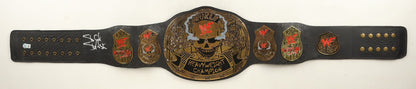 Stone Cold Steve Austin Autographed Silver Championship Belt