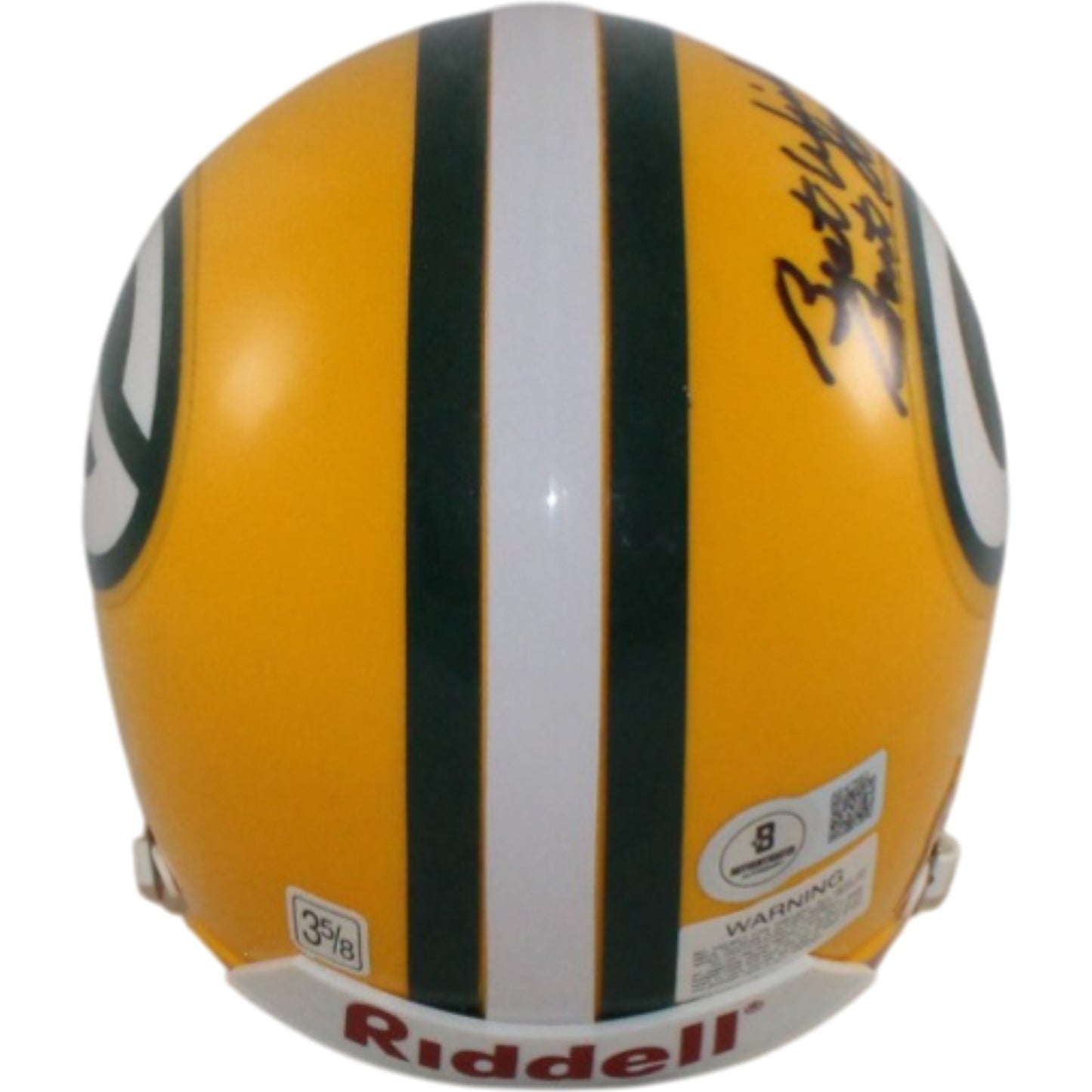 Bart Starr Signed Green Bay Packers VSR4 Mini Helmet