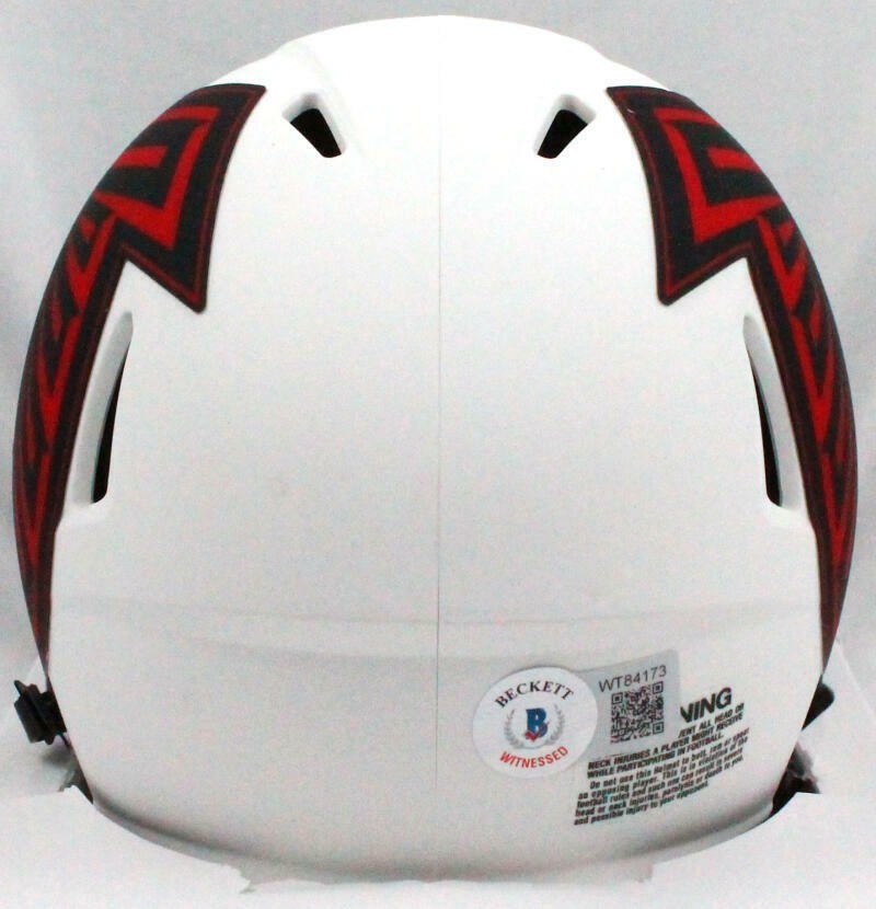 Michael Vick Signed Atlanta Falcons Lunar Speed Mini Helmet