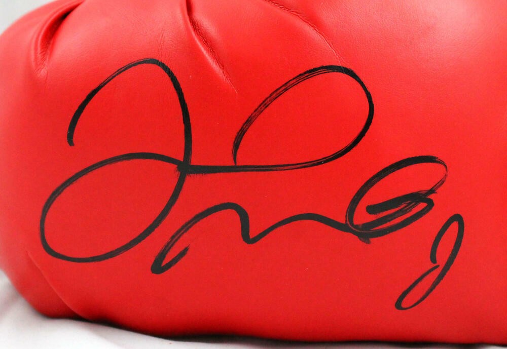 Floyd Mayweather Autographed Everlast Red Boxing Glove
