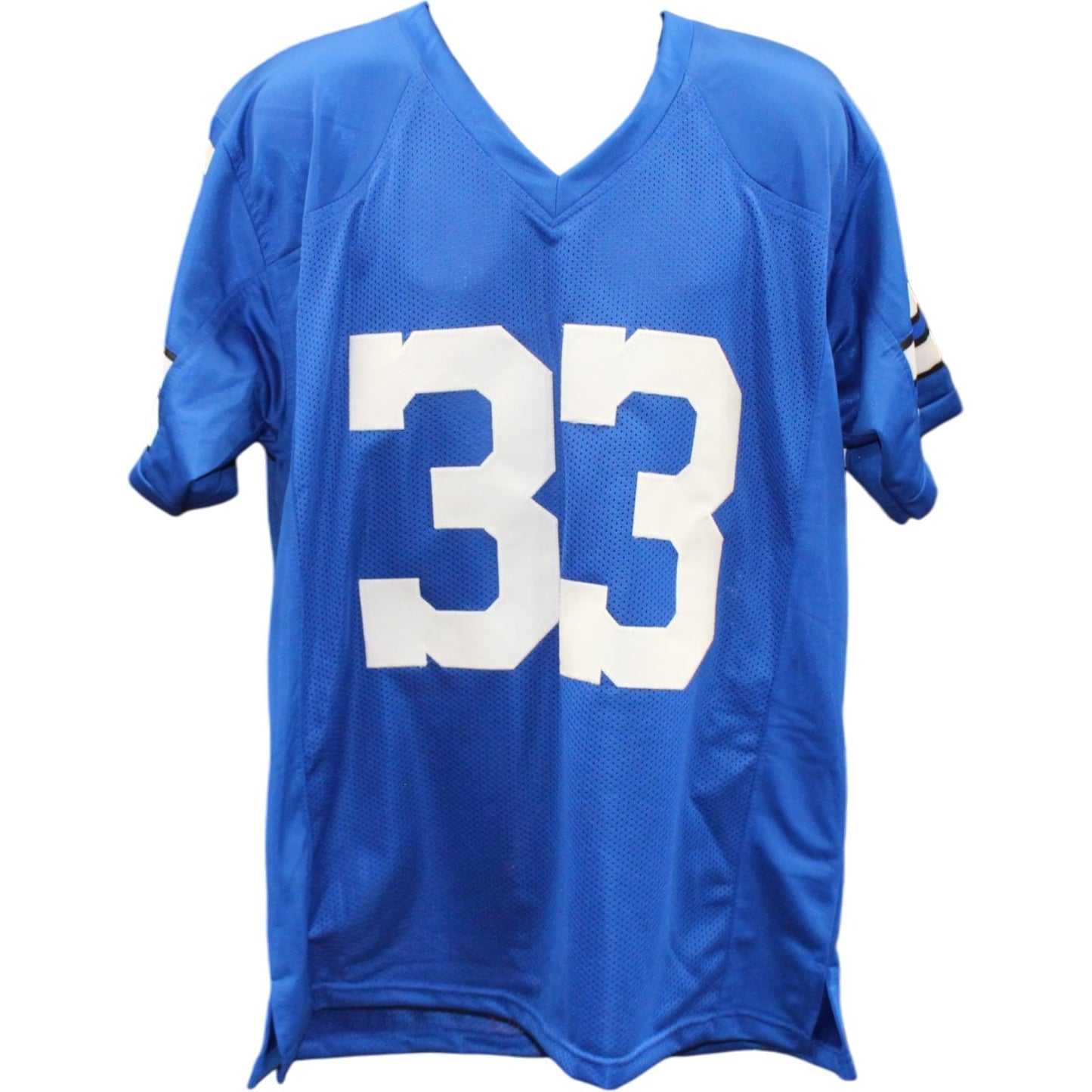 Tony Dorsett Autographed Blue Custom Jersey (Beckett COA)