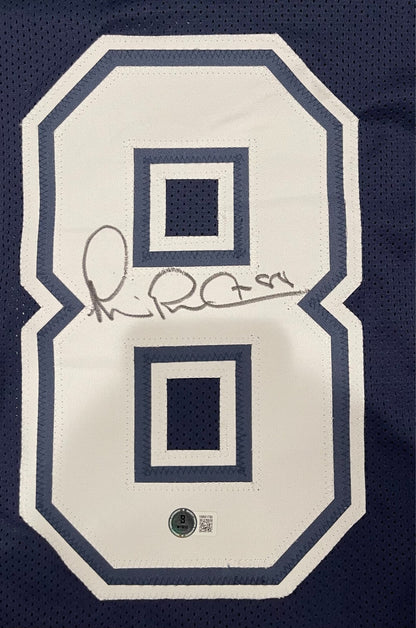 Michael Irvin Signed Dallas Cowboys Custom Football Jersey (Beckett COA)