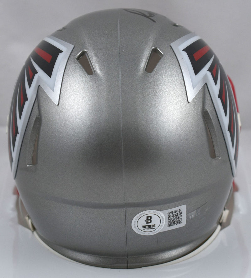 Roddy White Signed Atlanta Falcons Flash Speed Mini Helmet