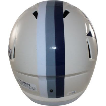 George Pickens Signed Dallas Cowboys Full Size Retro Replica Helmet