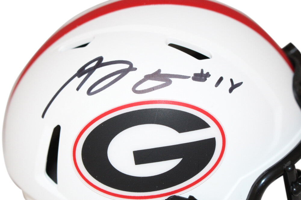 AJ Green Autographed Georgia Bulldogs Lunar Mini Helmet