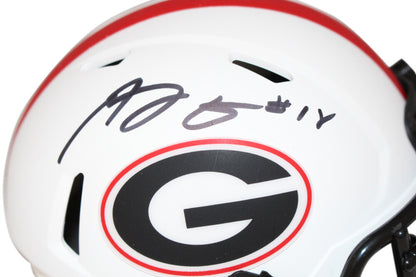 AJ Green Autographed Georgia Bulldogs Lunar Mini Helmet