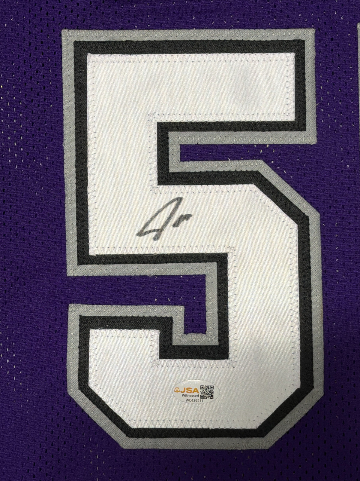 Jason Williams Signed Sacramento Kings Custom Jersey