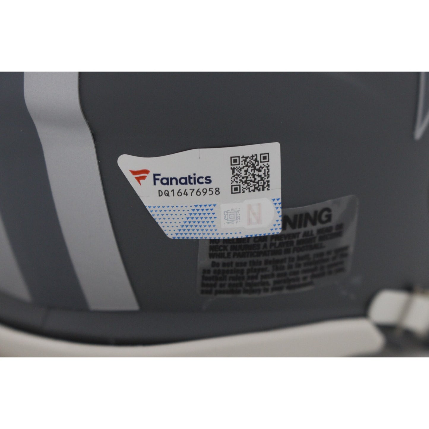Micah Parsons Dallas Cowboys Autographed Slate Mini Helmet