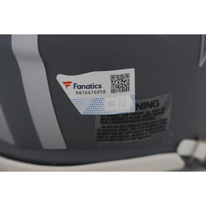Micah Parsons Dallas Cowboys Autographed Slate Mini Helmet