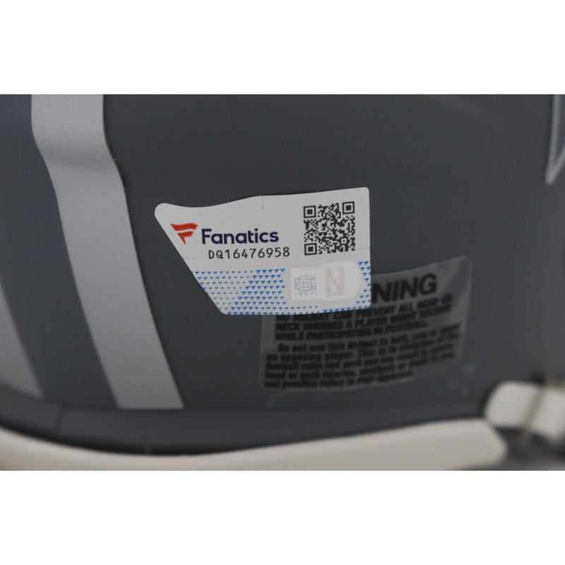 Micah Parsons Dallas Cowboys Autographed Slate Mini Helmet