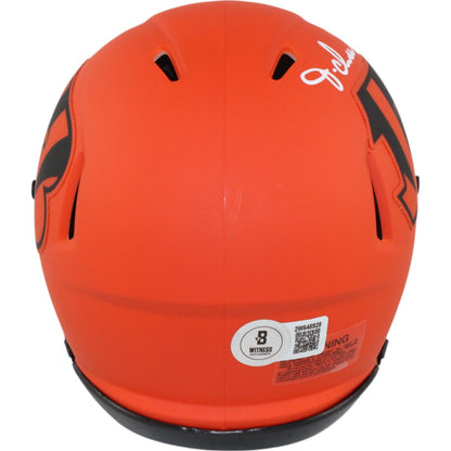 Ja'Marr Chase Cincinnati Bengals Autographed Rave Mini Helmet