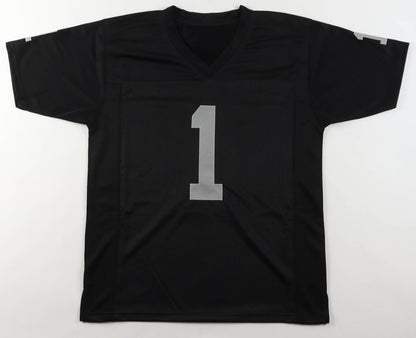 Tre Tucker Autographed Las Vegas Raiders Black Custom Jersey
