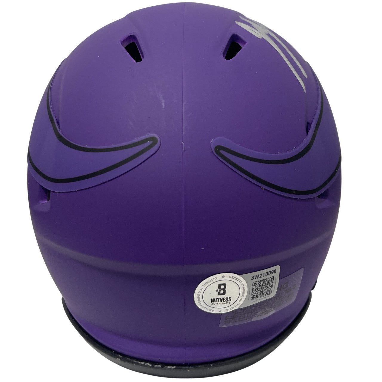 J.J. McCarthy Signed Minnesota Vikings Rave Alternate Mini Helmet