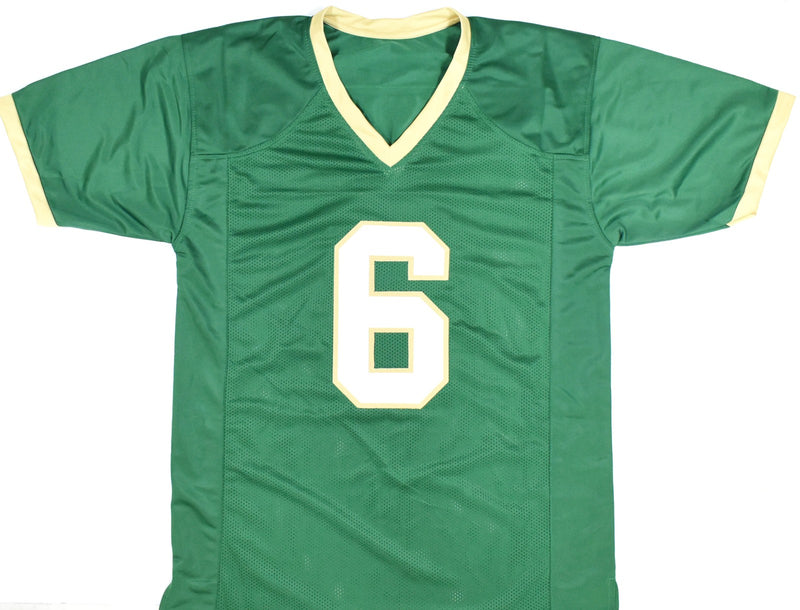 Jerome Bettis Signed Notre Dame Fighting Irish Custom Green Jersey