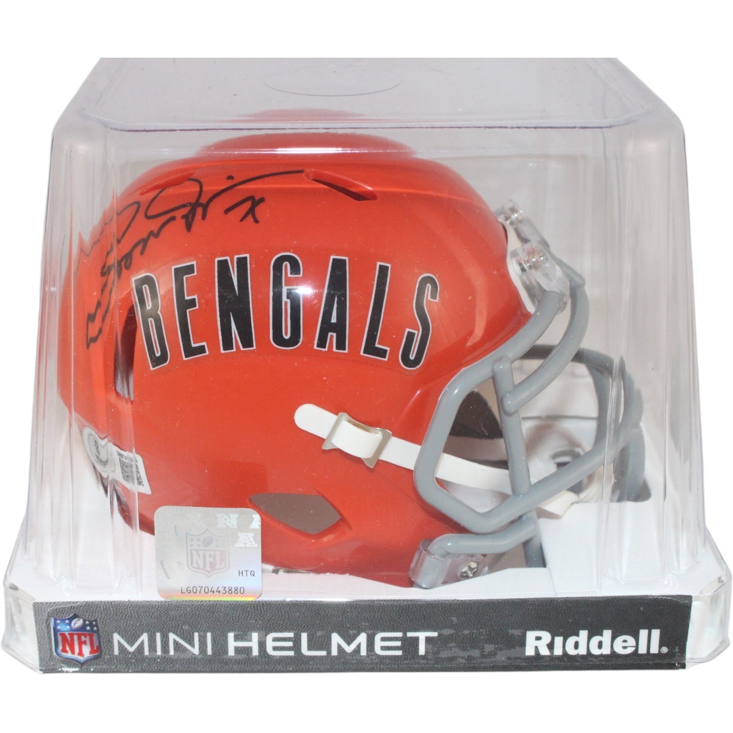 Boomer Esiason Signed Cincinnati Bengals Throwback Mini Helmet (Beckett)