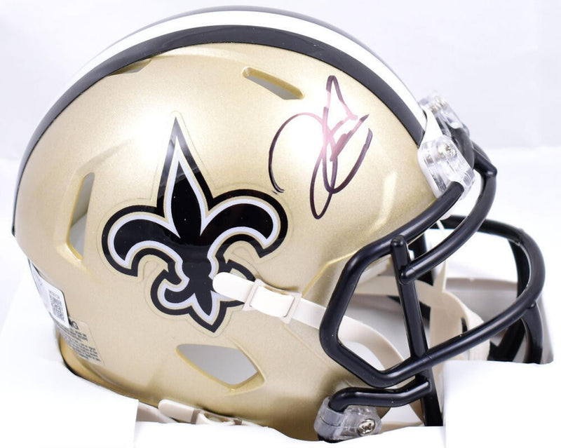 Derek Carr Signed New Orleans Saints Speed Mini Helmet