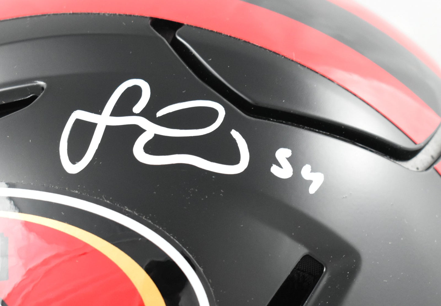 Fred Warner Signed San Francisco 49ers Rivalries Speedflex Authentic Helmet