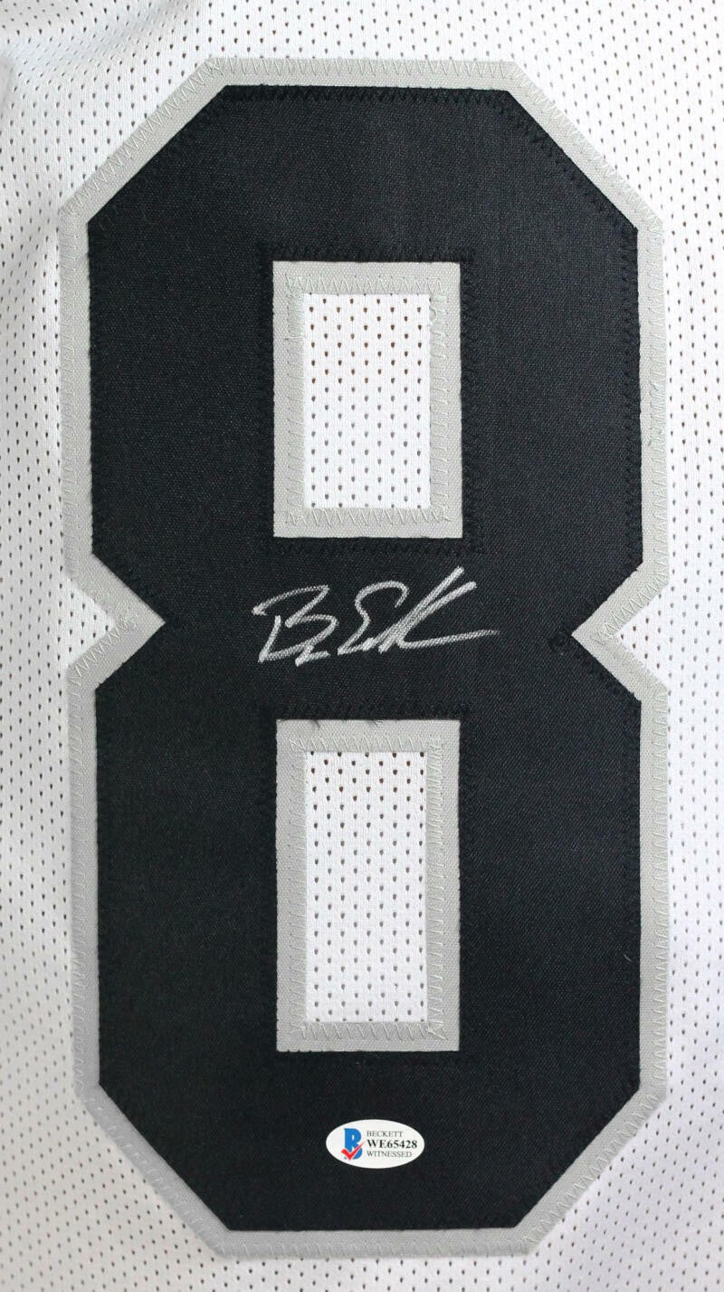 Bryan Edwards Autographed White Custom Football Jersey