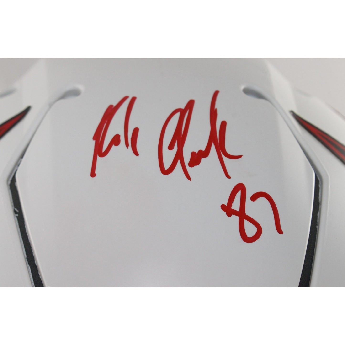 Rob Gronkowski Autographed Tampa Bay Buccaneers SpeedFlex Lunar Helmet