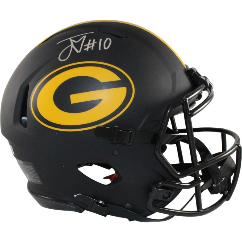 Jordan Love Autographed Green Bay Packers Full Size Eclipse Helmet