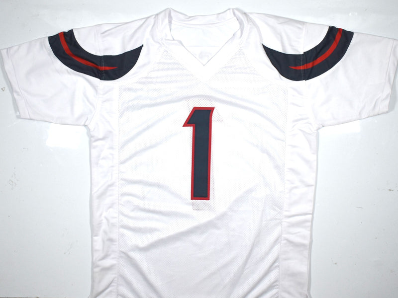 Stefon Diggs Signed White Custom Pro Style Jersey