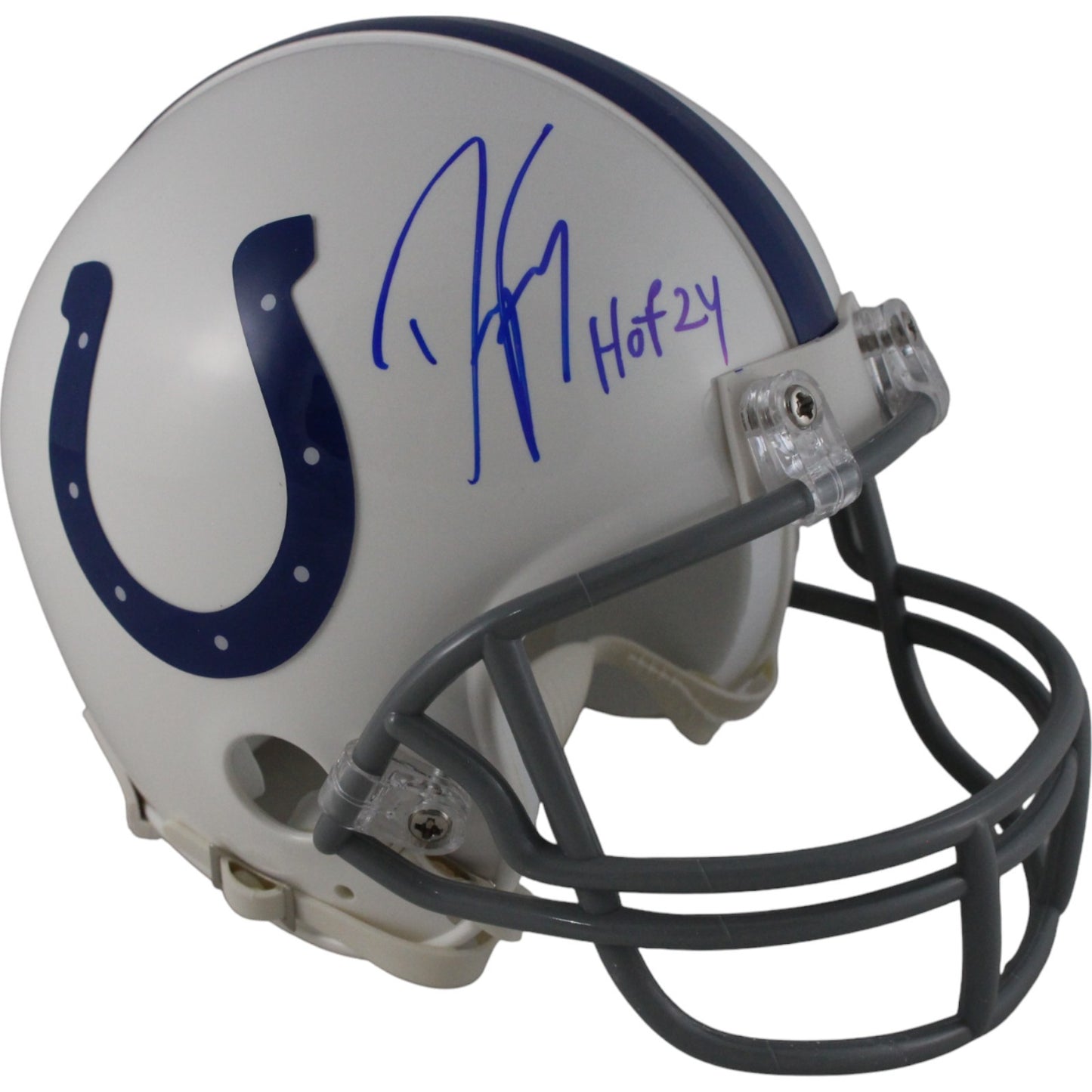 Dwight Freeney Indianapolis Colts Signed VSR4 Mini Helmet HOF