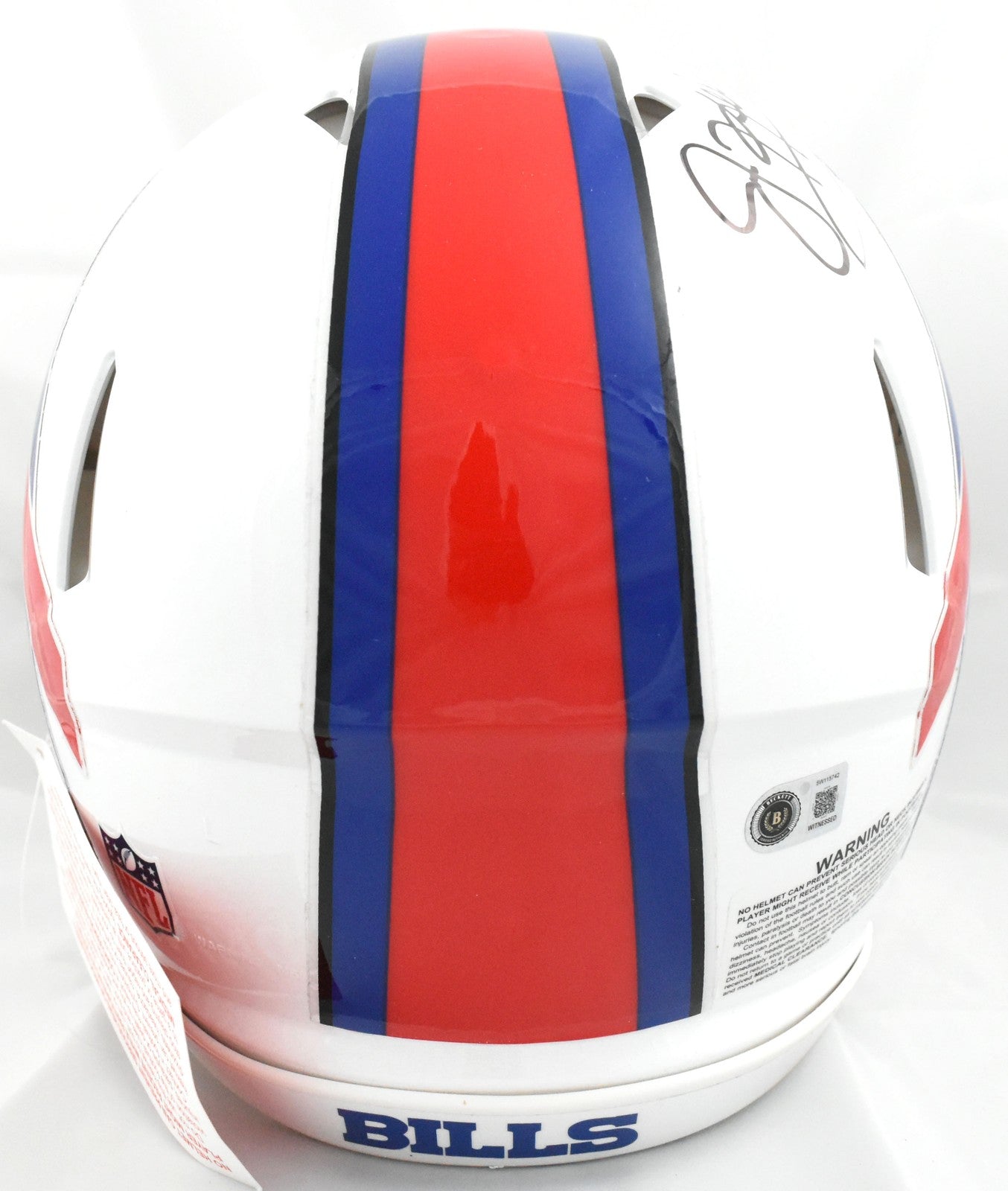 Jim Kelly Signed Buffalo Bills Full Size Speed Authentic Helmet