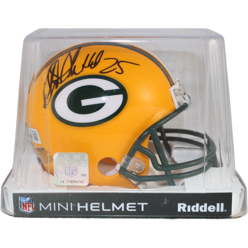 Sterling Sharpe Green Bay Packers Autographed VSR4 Mini Helmet (HOF)