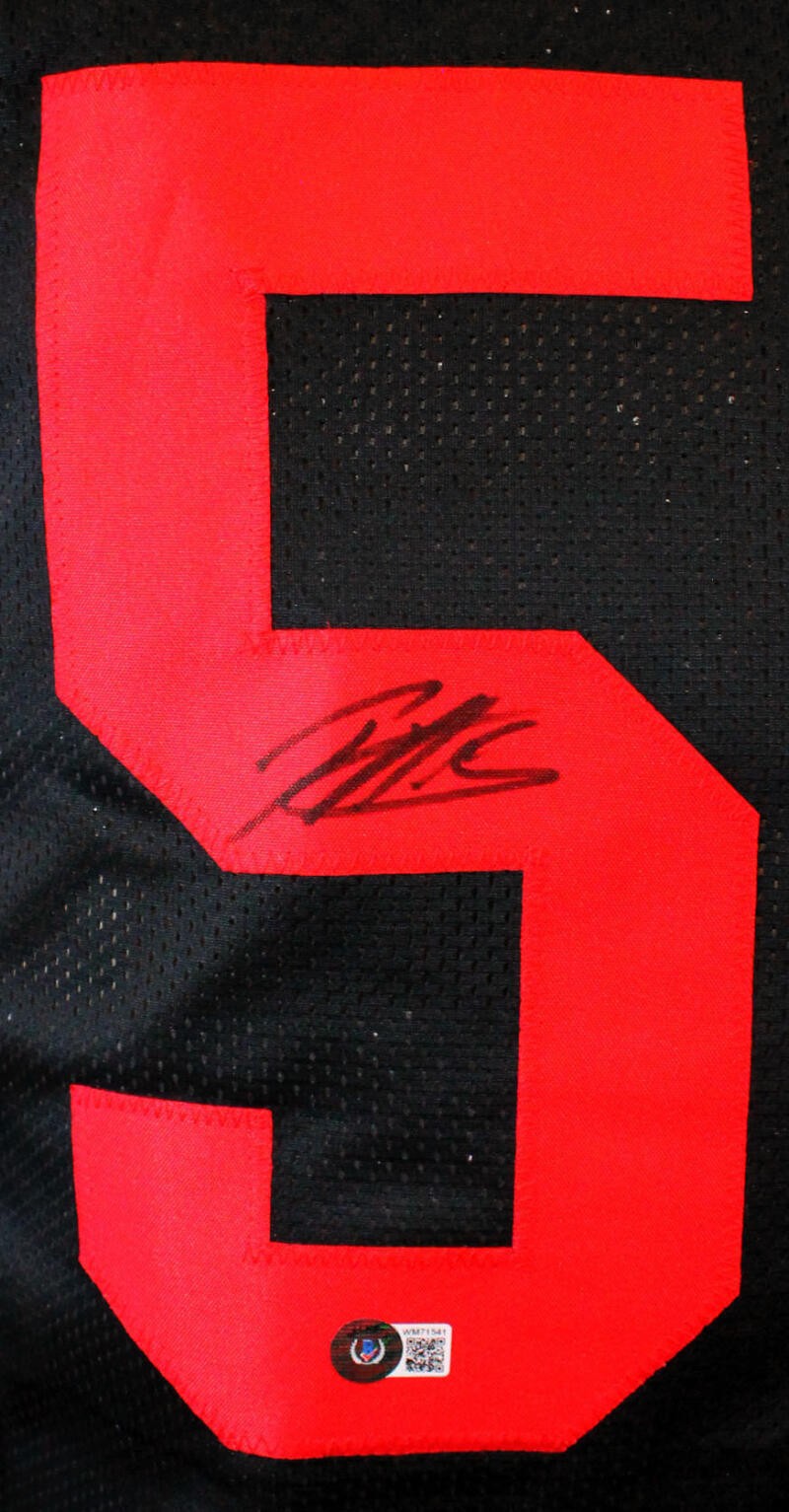 Patrick Willis Autographed San Francisco 49ers Black Custom Jersey