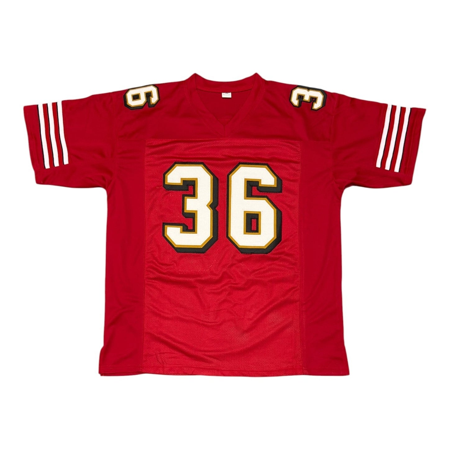Merton Hanks Autographed San Francisco 49ers Custom Jersey
