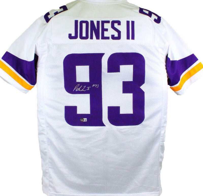 Patrick Jones Autographed Minnesota Vikings White Custom Jersey