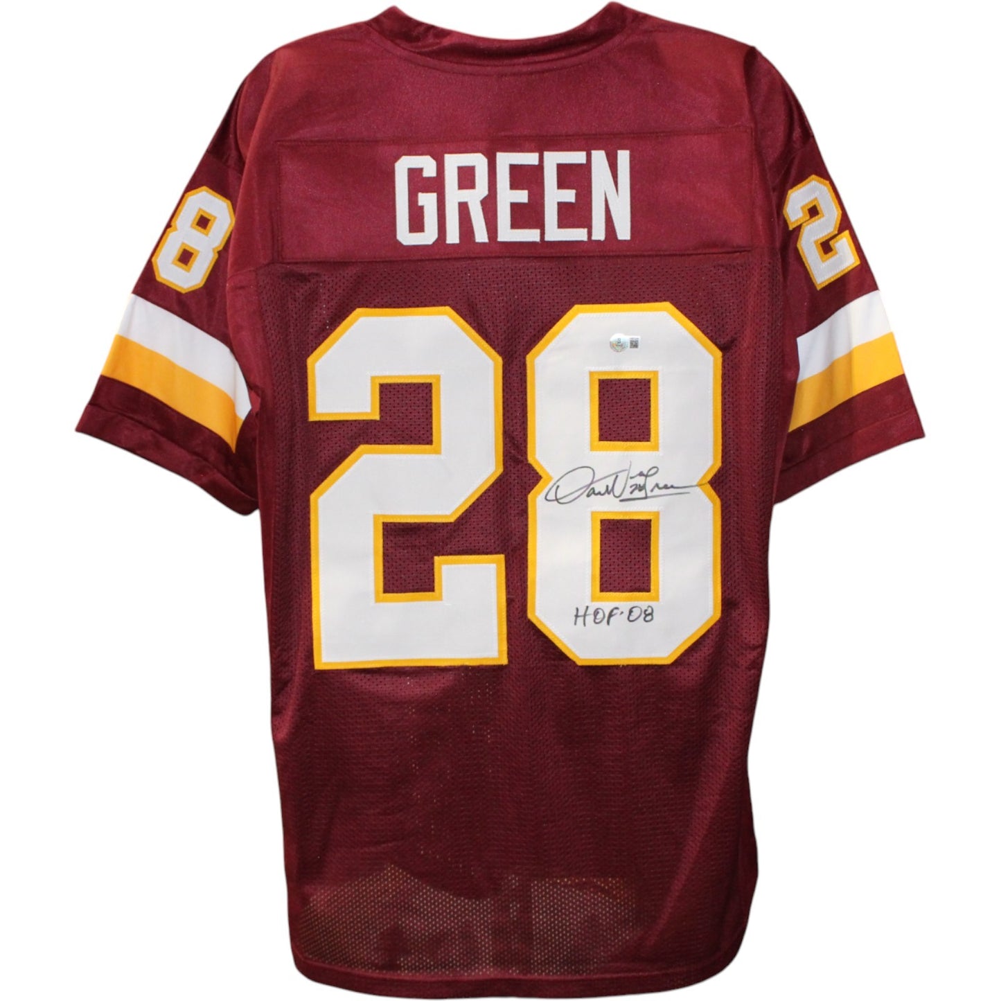 Darrell Green Autographed Washington Red Custom Football Jersey BAS