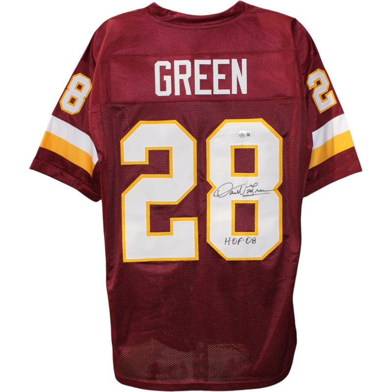 Darrell Green Autographed Washington Red Custom Football Jersey BAS