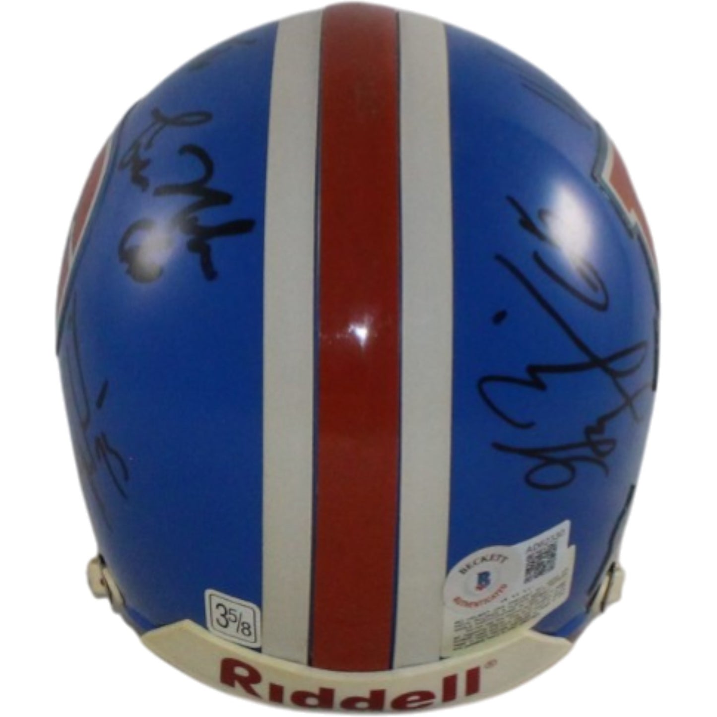 Gary Zimmerman, Tom Nalen & 1997 Broncos OL Multi-Signed Mini Helmet