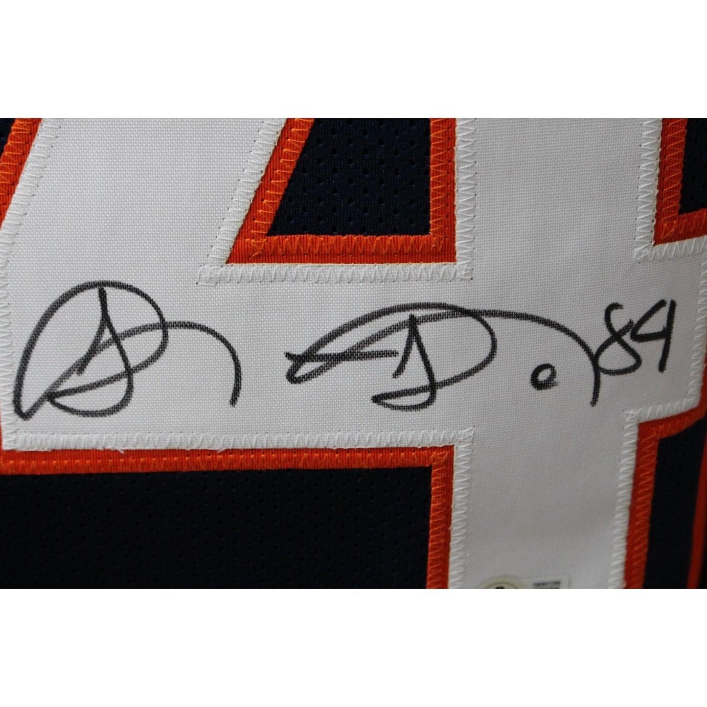 Shannon Sharpe Autographed Pro Style Blue Jersey (Beckett COA)