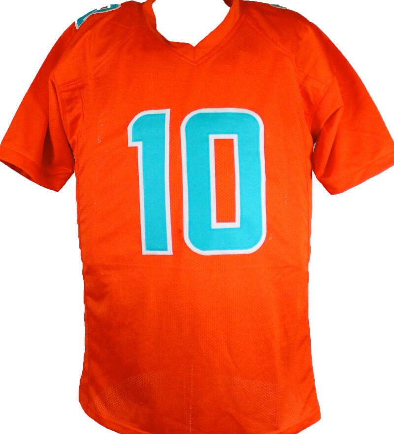 Tyreek Hill Signed Miami Dolphins Orange Custom Jersey