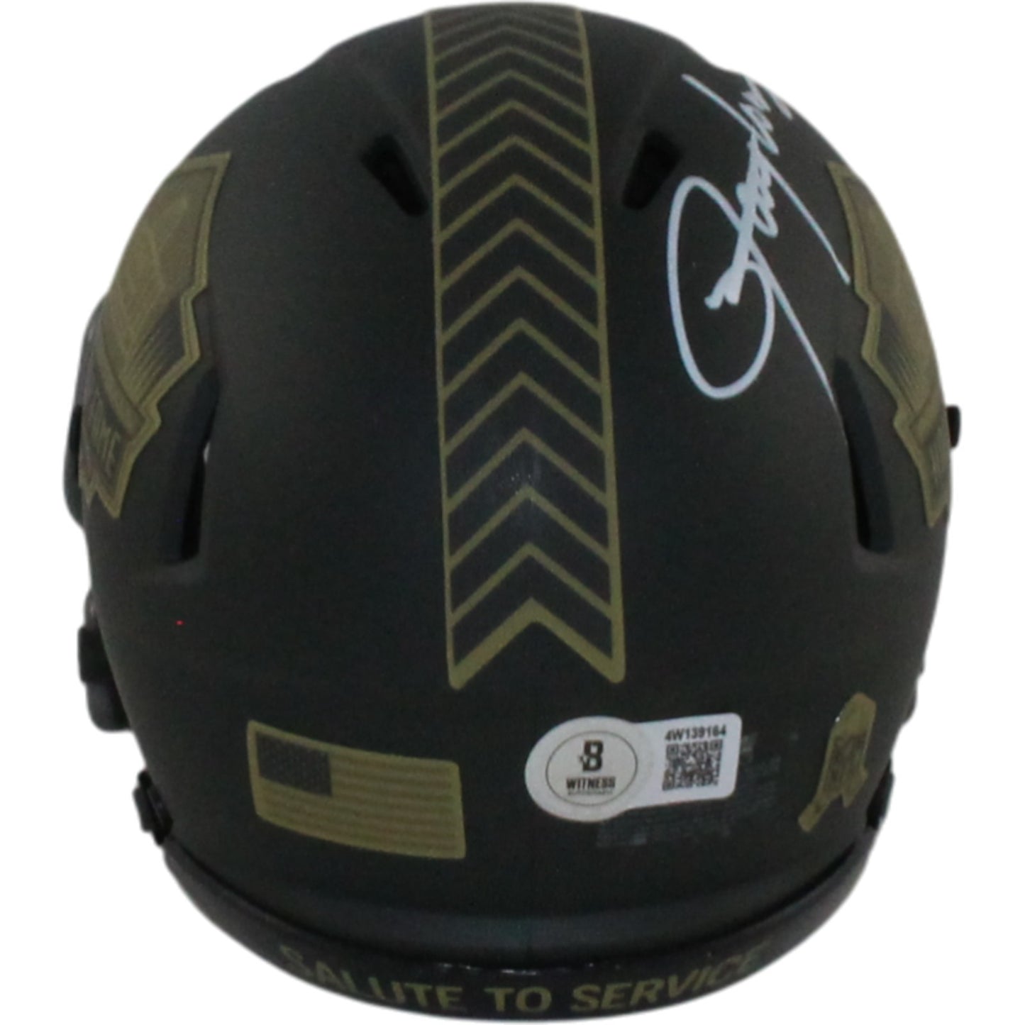 Lawrence Taylor Signed NFL HOF 2025 Salute to Service Mini Helmet