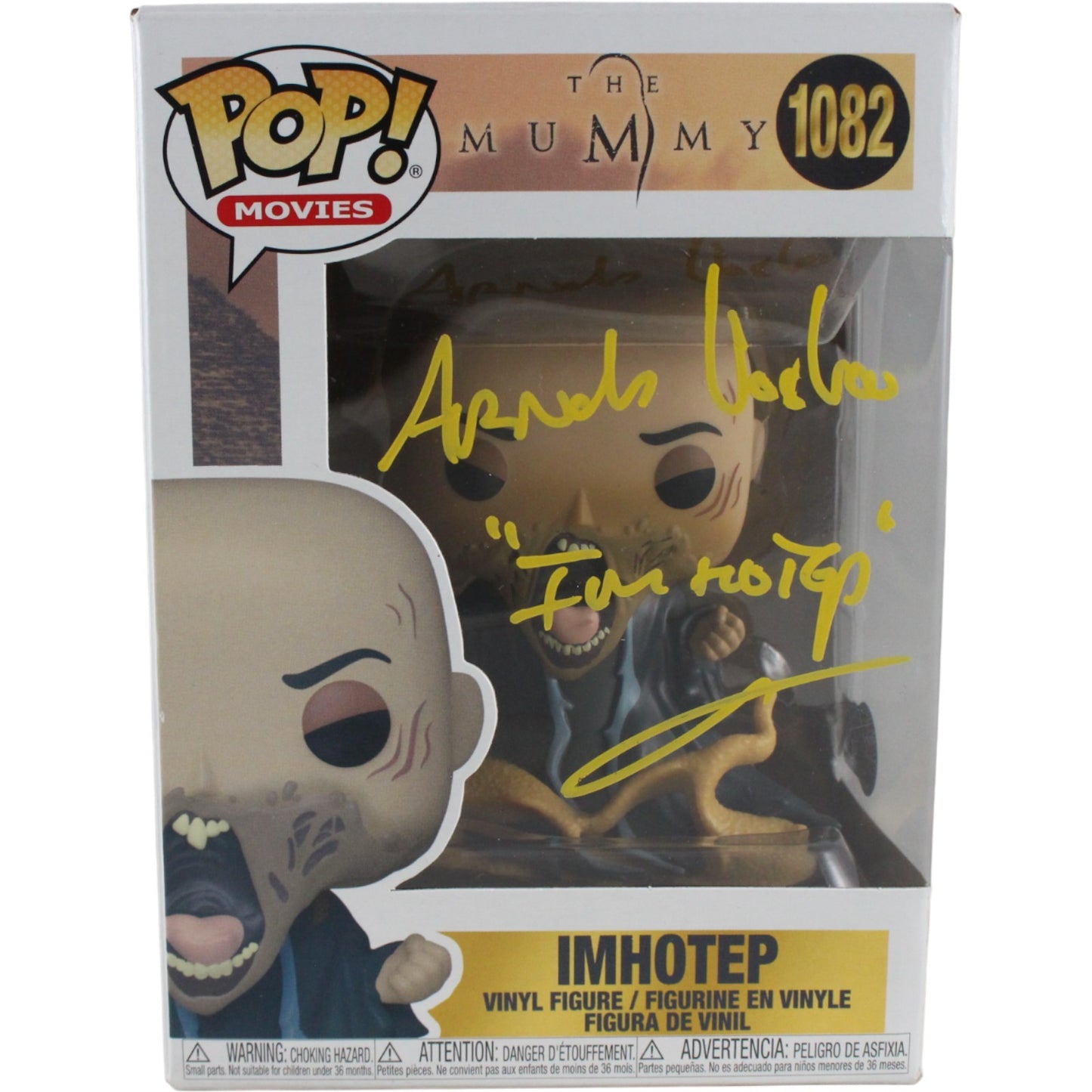 Arnold Vosloo Autographed Imhotep The Mummy Funko Pop! #1082